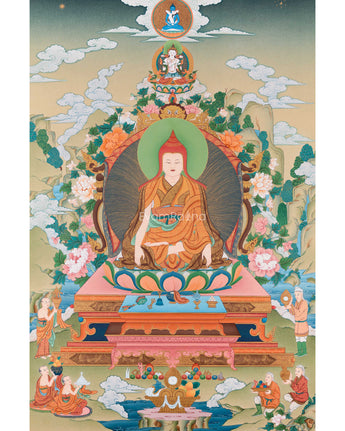 High-Quality Giclee Canvas Print of Guru Longchenpa