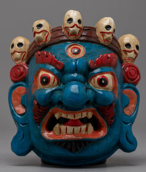Wooden Mask Mahakala