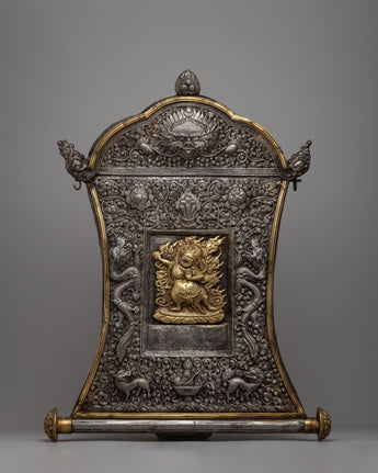 Iron Mahakala Metal Thanka