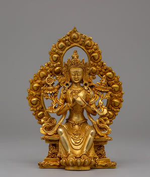 maitreya-buddha-seated-in-throne