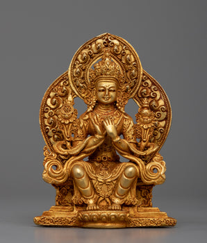 Maitreya Buddha Copper Statue
