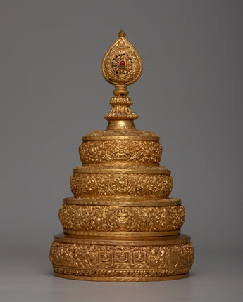 Gold Mandala Offering Set