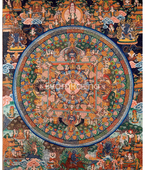 Vintage Buddha Mandala
