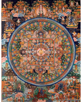 Vintage Buddha Mandala
