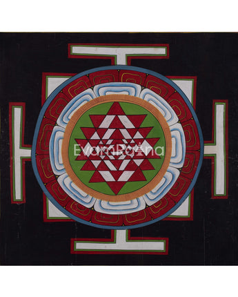 Vintage Shree Yantra Mandala