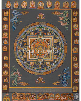 Vintage Buddha Mandala | Buddhist Art