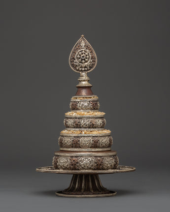 Auspicious Symbol Engraved Mandala