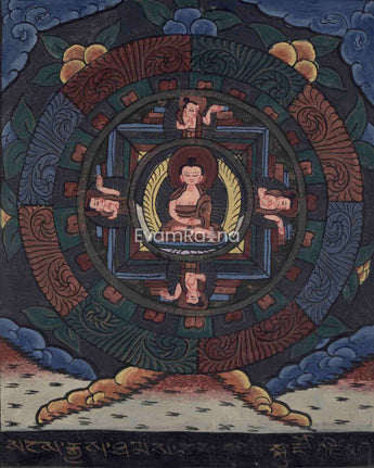 Rare Buddha Mandala Thangka