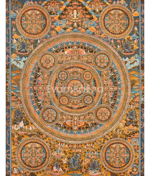 Buddhist Mandala Shiyo Kilkhor For Samatha Meditation
