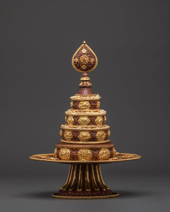 Gold Plated Mandala for Rituals