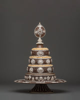 Tibetan Mandala Copper Sculpture