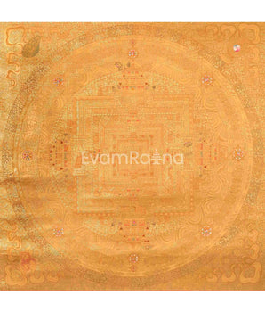 Full 24K Gold Style Kalachakra Mandala Thangka Art