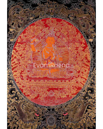 Manjushree Thangka Painting