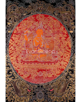 Manjushree Thangka Painting