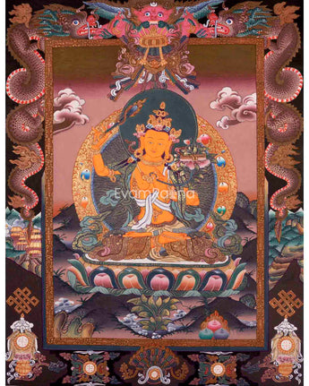 Manjushree Thangka Painting