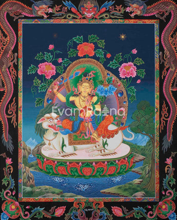 Manjushree Thangka Print