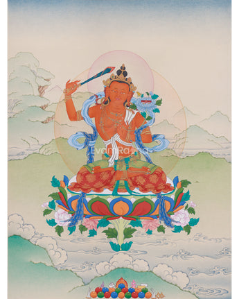 tibetan-thangka-of-flaming-sword-holder