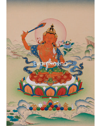 Spiritual Art of Manjushri Bodhisattva