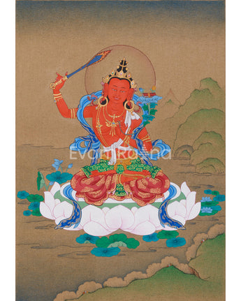 Compact Manjushri Thangka