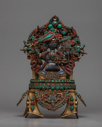 Bodhisattva Lapis Manjushri Statue