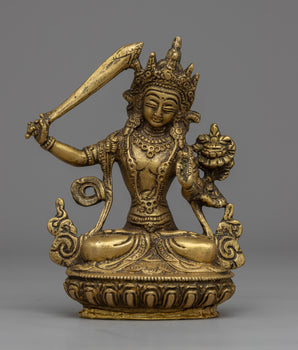 Deity Manjushri Statue