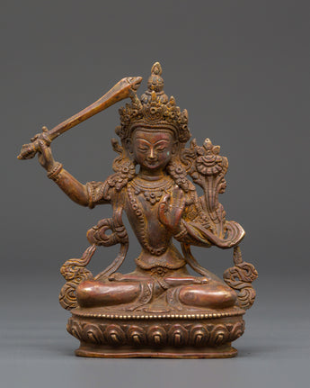 Sacred Statue of Wisdom Icon Manjushri