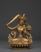 Handcrafted Manjushri Sculpture
