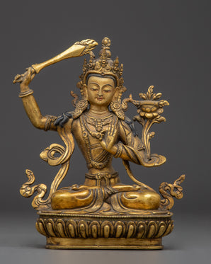 Knowledge Deity Manjughosa Statue
