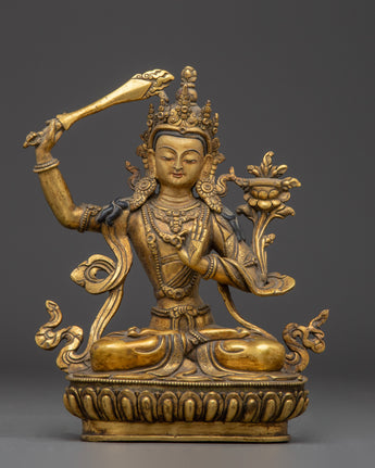 Knowledge Deity Manjughosa Statue