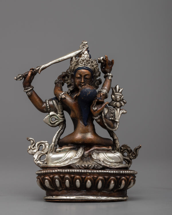 Manjushri with Consort Statue