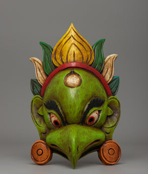 green-garuda-mask