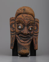 Vintage Buddhist Monk Face Mask
