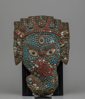 Antique Metal Copper Mask