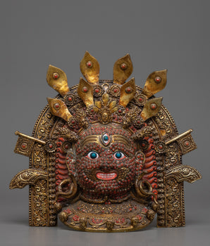 Buddhist Mahakala Mask Wall Hanging