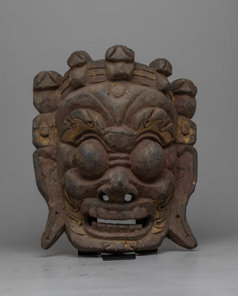 Mahakala Ceremonial Buddhist Mask