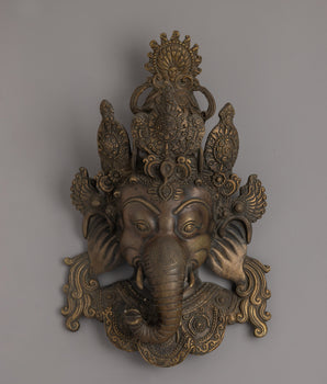 Ganesha Wall Art Mask