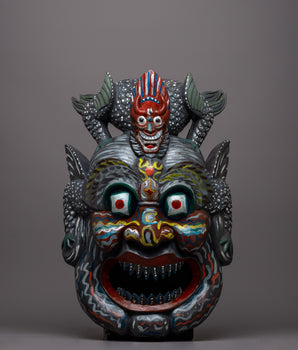 Wooden Mask Wall Hanging