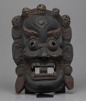 Mahakala Wooden Mask
