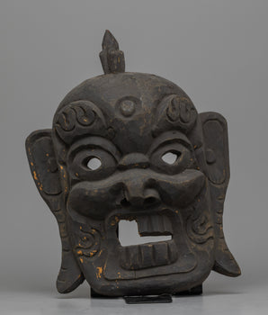 Antique Wooden Mask