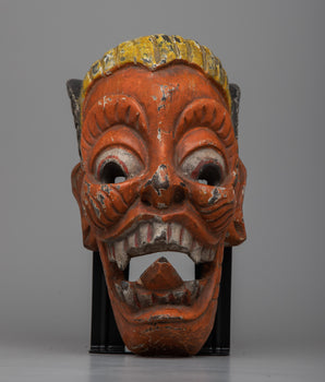 Handcrafted Vintage Laughing Mask