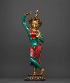 Maya Devi Brass Statue