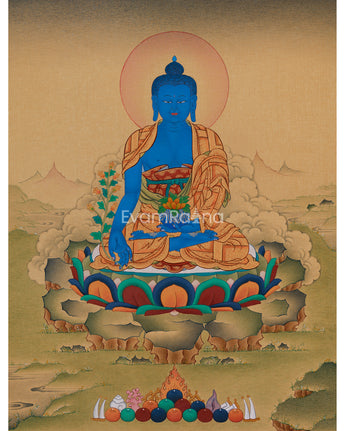 buddhist-healing-deity-bhaisajyaguru-thangka