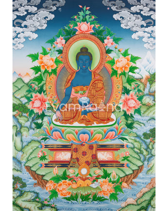 Healing Medicine Buddha Thangka