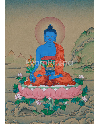 Bhaisajyaguru Buddha Thangka