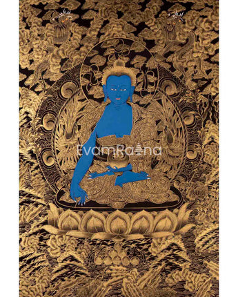 24K Gold Style Medicine Buddha