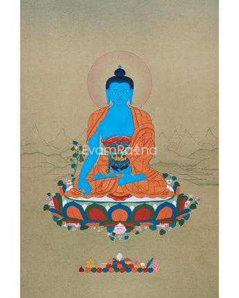 Healing Medicine Buddha Thangka