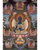 Medicine Buddha Feature With Seven Buddhas