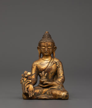 Antique Finish Medicine Buddha Statue
