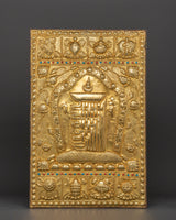 Kalachakra symbol metal thangka