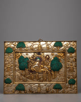 Copper Buddha Parinirvana Wall Hanging